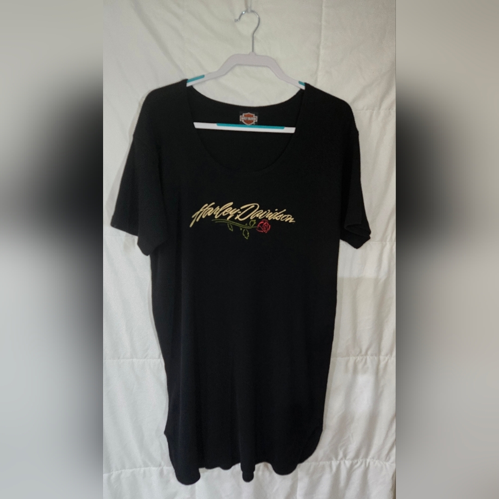 Harley-Davidson Black Graphic Women's Dress